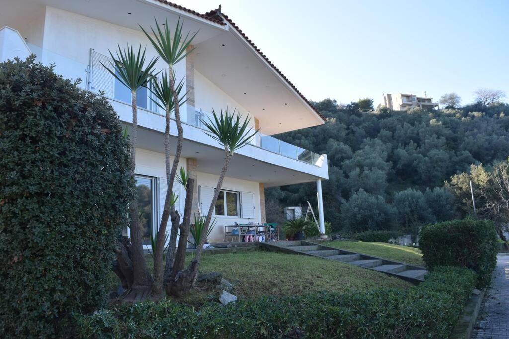 Ferienwohnung Ολόκληρος Όροφος Αγροτική Οικία Néos Pírgos Exterior foto